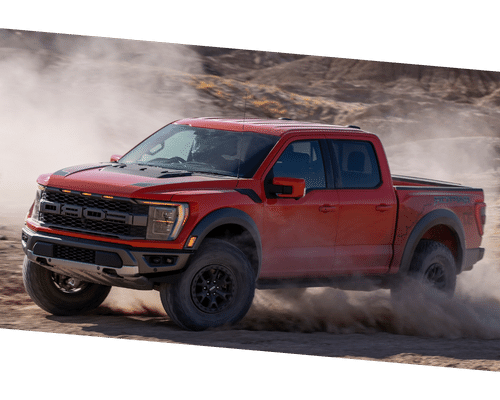 22 ford raptor in sand race