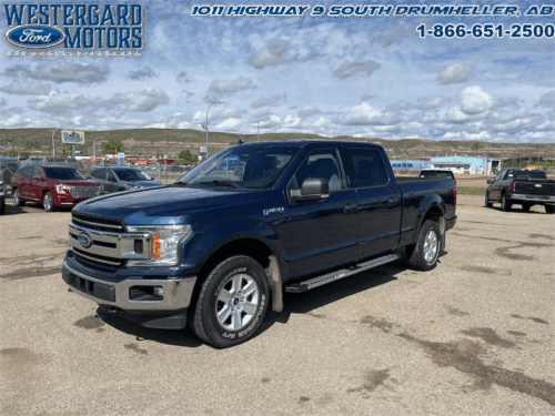 Used Crew Cab 2018 Ford F-150 XLT SUPERCREW Blue Jean