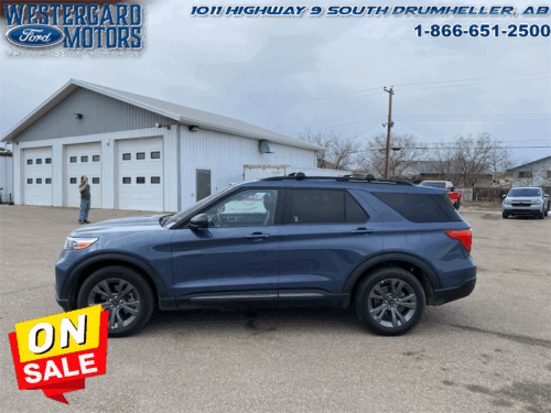 Used SUV 2021 Ford Explorer XLT 4WD Blue