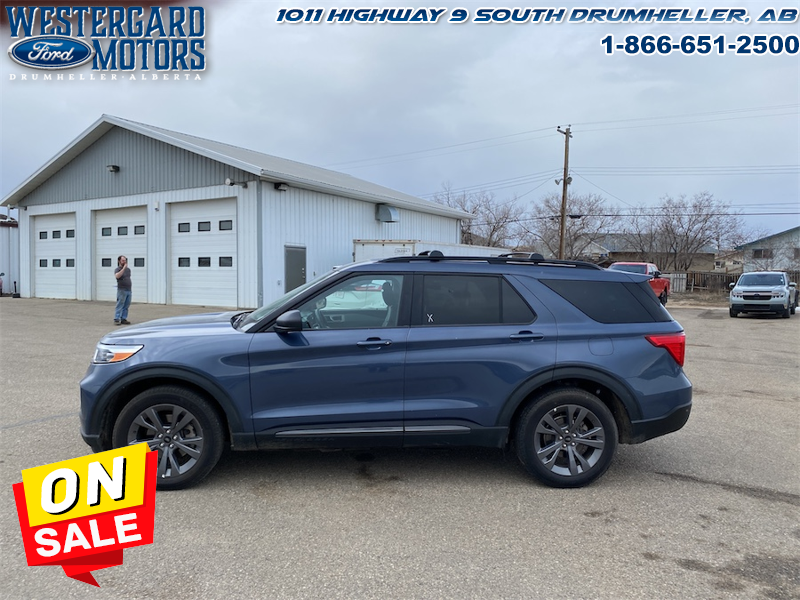 Used SUV 2021 Ford Explorer XLT 4WD Blue