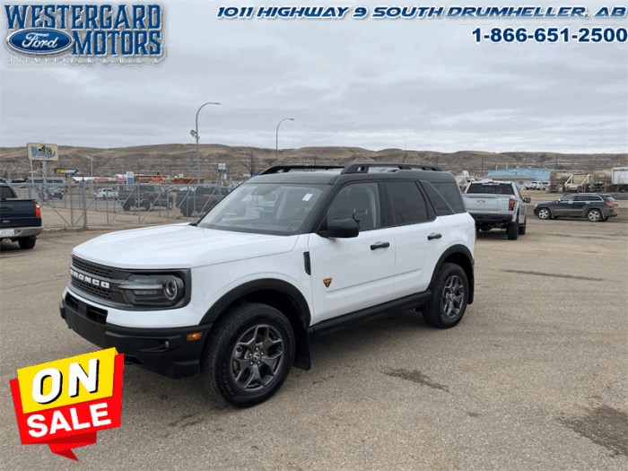 Used SUV 2022 Ford Bronco Sport BADLANDS Oxford White