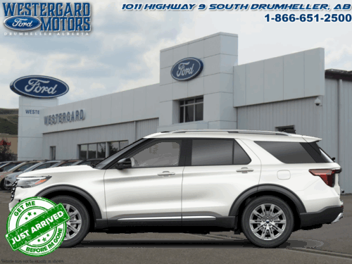Used SUV 2025 Ford Explorer K8H Star White Metallic Tri-Coat