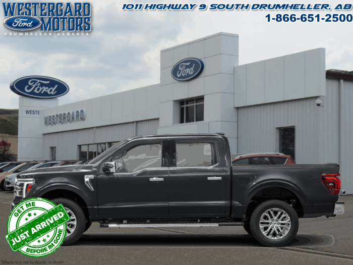Used Crew Cab 2025 Ford F-150 W5L Agate Black Metallic