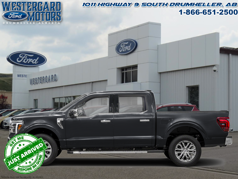 Used Crew Cab 2025 Ford F-150 W5L Agate Black Metallic