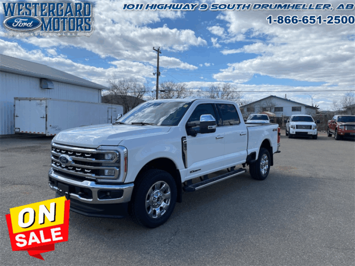 Used Crew Cab 2025 Ford F-250 Super Duty W2B Star White Tri-Coat