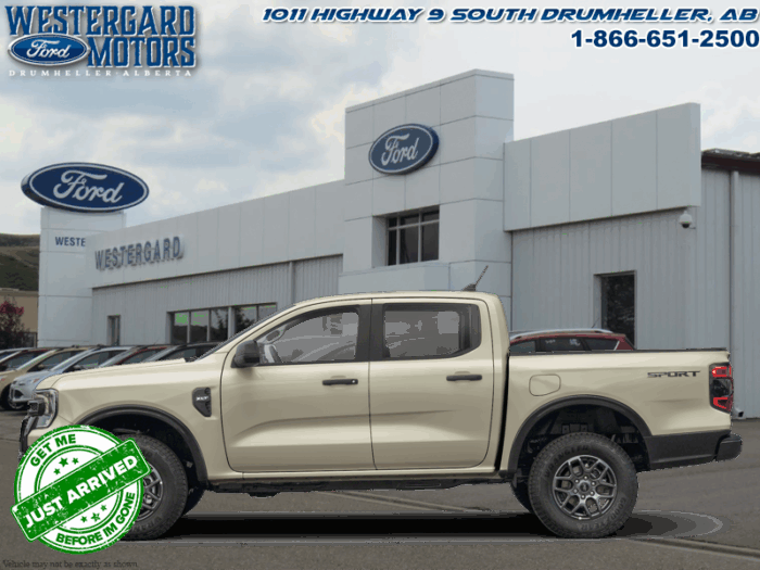 Used Crew Cab 2025 Ford Ranger R4H Desert Sand
