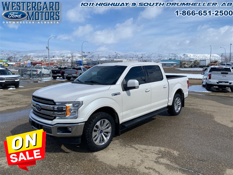 Used Crew Cab 2018 Ford F-150 LARIAT White