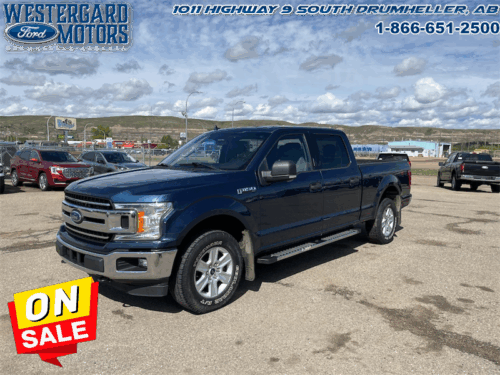 Used Crew Cab 2018 Ford F-150 XLT SUPERCREW Blue Jean
