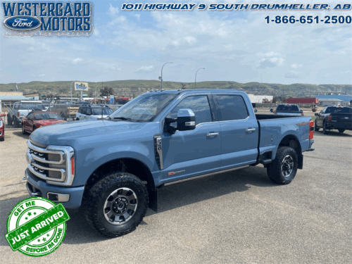 Used Crew Cab 2023 Ford F-350 Super Duty PLATINUM TREMOR Azure Gray