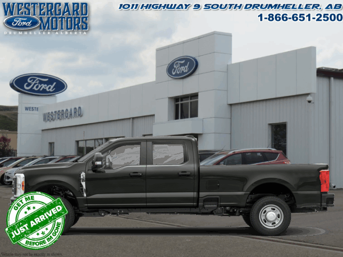 Used Crew Cab 2025 Ford F-350 Super Duty W3B Agate Black Metallic