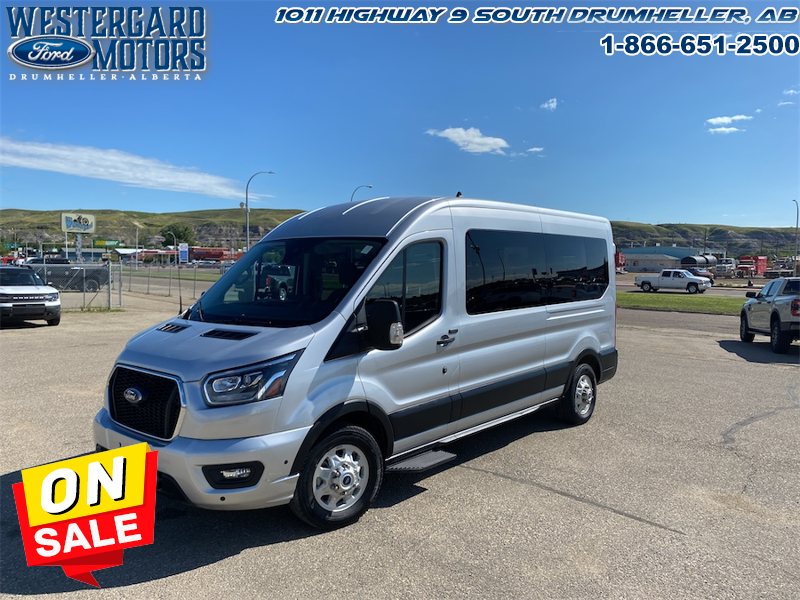 Used Regular Passenger 2024 Ford Transit Passenger Wagon T-350 Silver