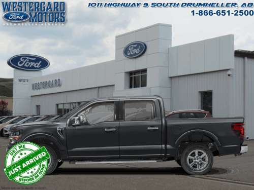 Used Crew Cab 2025 Ford F-150 W3L Agate Black Metallic