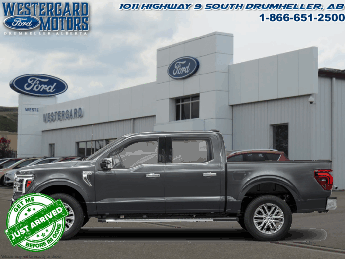 Used Crew Cab 2025 Ford F-150 W5L Carbonized Grey Metallic