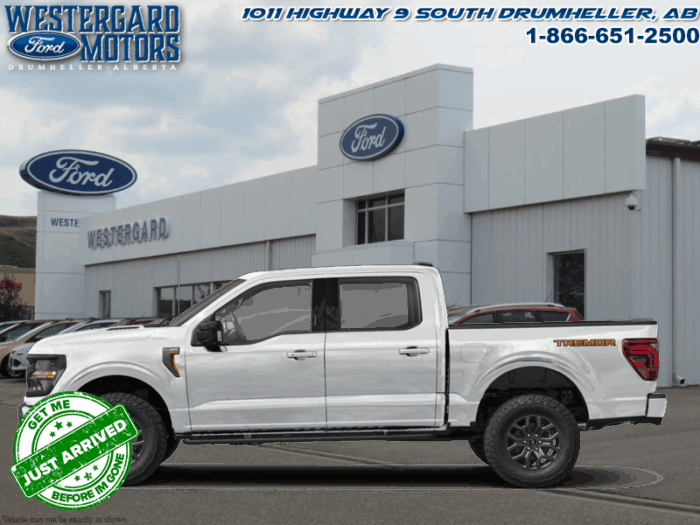 Used Crew Cab 2025 Ford F-150 W4L Space White Metallic