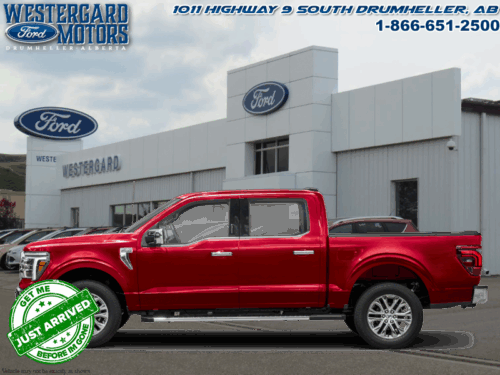 Used Crew Cab 2025 Ford F-150 W5L Rapid Red Metallic Tinted Clearcoat