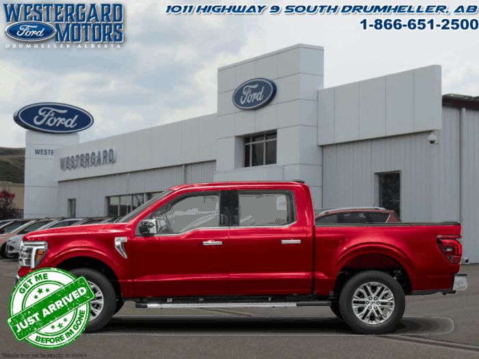 Used Crew Cab 2025 Ford F-150 W5L Rapid Red Metallic Tinted Clearcoat