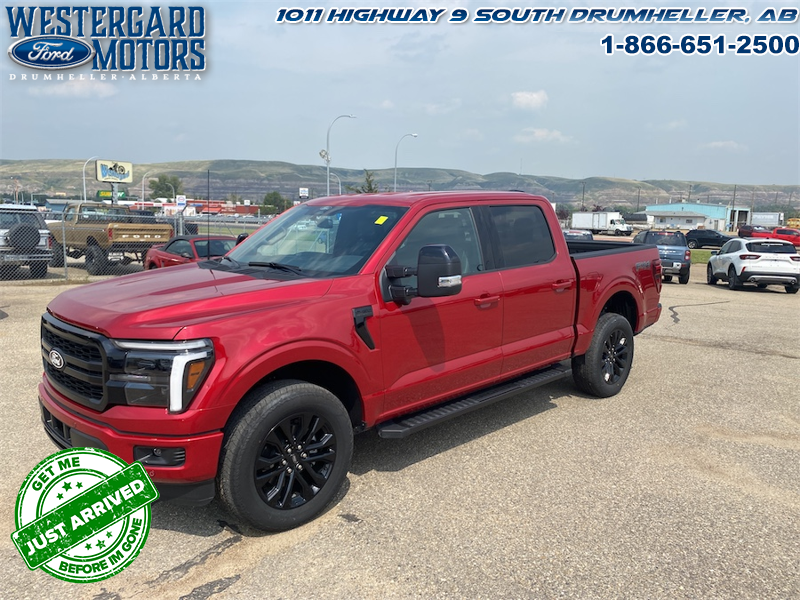 Used Crew Cab 2025 Ford F-150 W5L Rapid Red Metallic Tinted Clearcoat