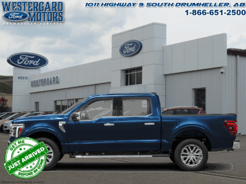 Used Crew Cab 2025 Ford F-150 W5L Antimatter Blue Metallic