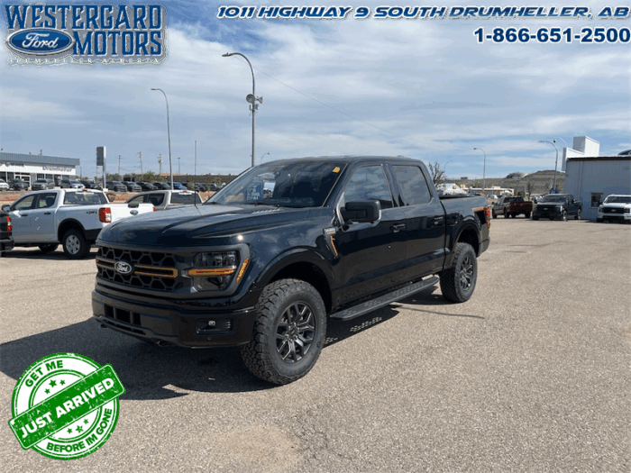 Used Crew Cab 2025 Ford F-150 W4L Agate Black Metallic