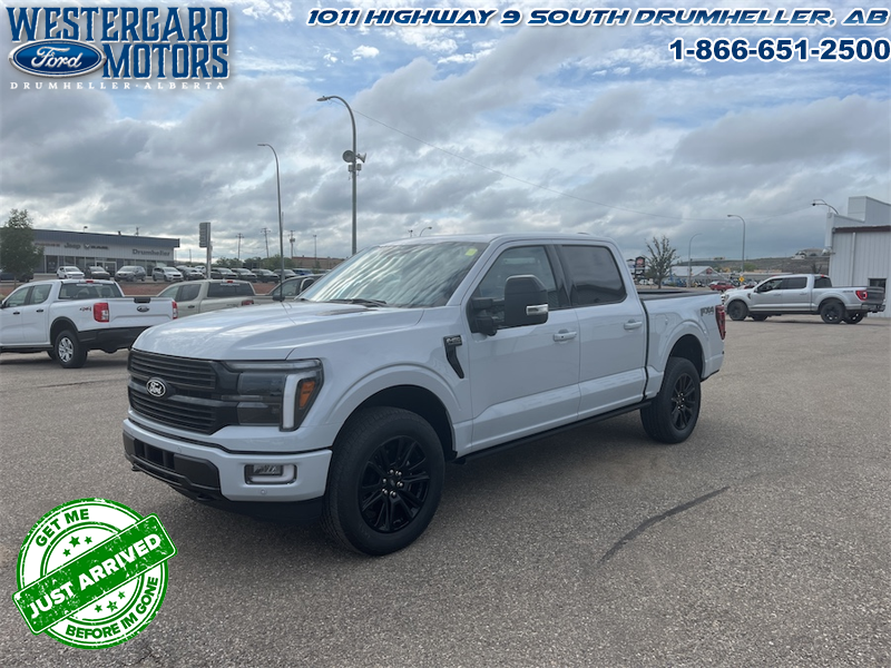 Used Crew Cab 2025 Ford F-150 W7L Space White Metallic