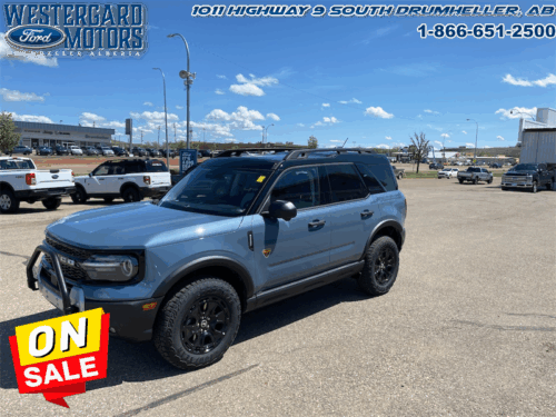 Used SUV 2025 Ford Bronco Sport R9D Azure Grey Metallic Tri-coat