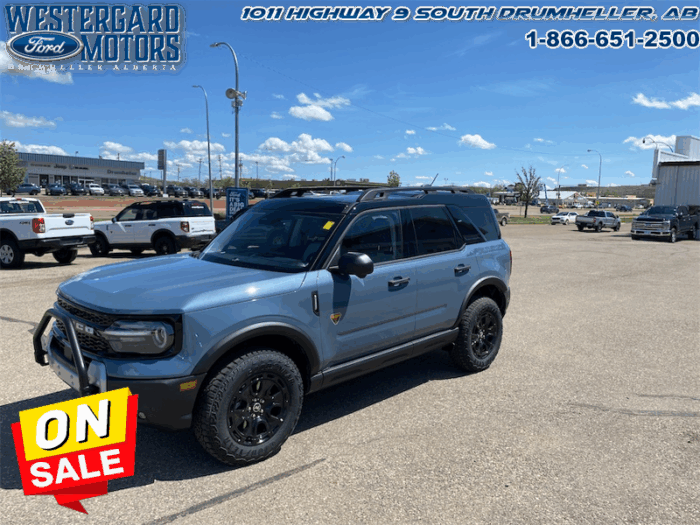 Used SUV 2025 Ford Bronco Sport R9D Azure Grey Metallic Tri-coat