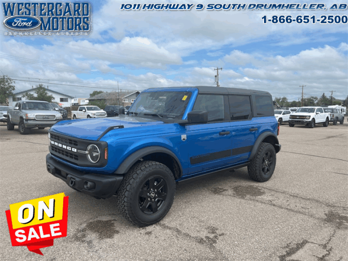 Used SUV 2025 Ford Bronco E7B Velocity Blue Metallic
