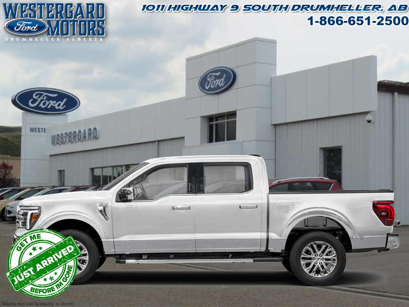 Used Crew Cab 2025 Ford F-150 W5L Space White Metallic