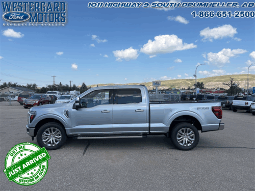 Used Crew Cab 2025 Ford F-150 W5L Agate Black Metallic