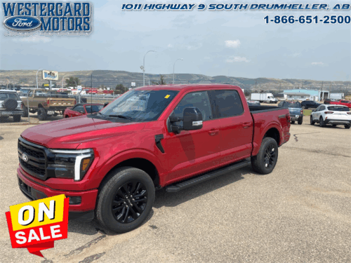 Used Crew Cab 2025 Ford F-150 W5L Rapid Red Metallic Tinted Clearcoat