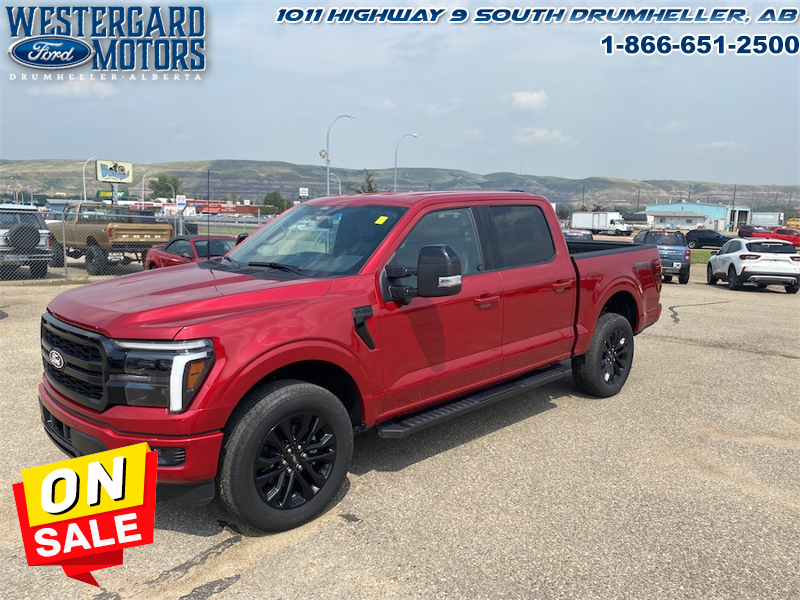 Used Crew Cab 2025 Ford F-150 W5L Rapid Red Metallic Tinted Clearcoat