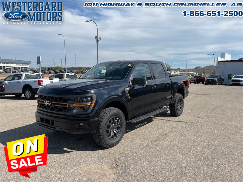 Used Crew Cab 2025 Ford F-150 W4L Agate Black Metallic