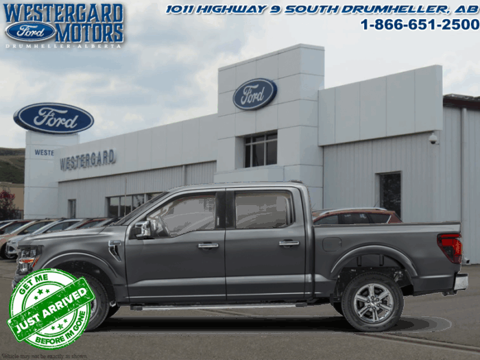 Used Crew Cab 2025 Ford F-150 W3L Carbonized Grey Metallic
