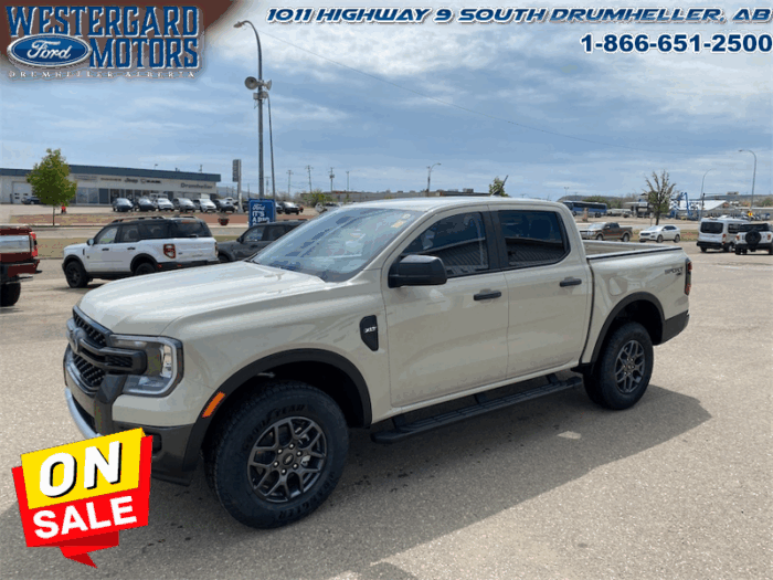 Used Crew Cab 2025 Ford Ranger R4H Desert Sand