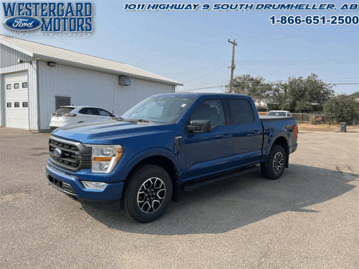 Used Crew Cab 2022 Ford F-150 W1E Atlas Blue Metallic