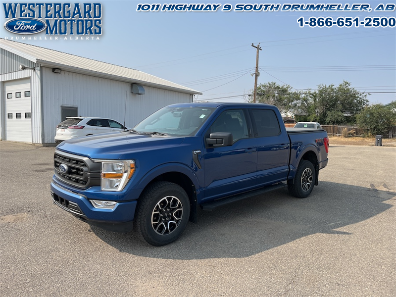 Used Crew Cab 2022 Ford F-150 W1E Atlas Blue Metallic