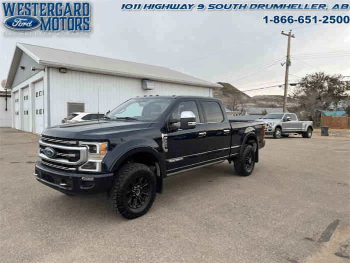 Used Crew Cab 2022 Ford F-350 Super Duty W3B Antimatter Blue Metallic
