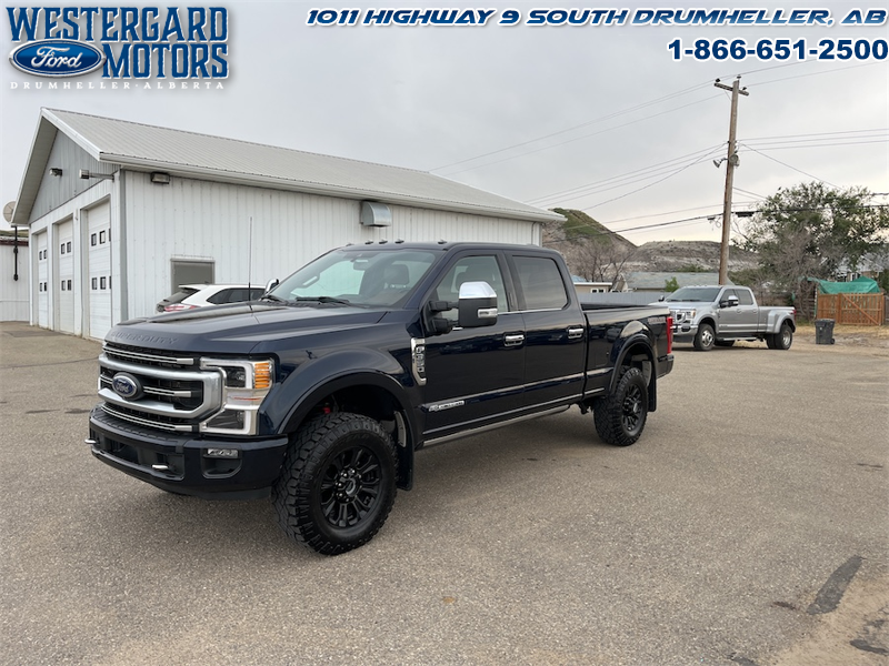 Used Crew Cab 2022 Ford F-350 Super Duty W3B Antimatter Blue Metallic