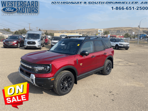 Used SUV 2025 Ford Bronco Sport R9D Ruby Red Metallic Tinted Clearcoat
