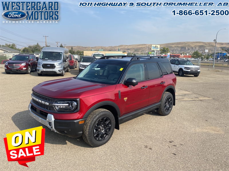 Used SUV 2025 Ford Bronco Sport R9D Ruby Red Metallic Tinted Clearcoat