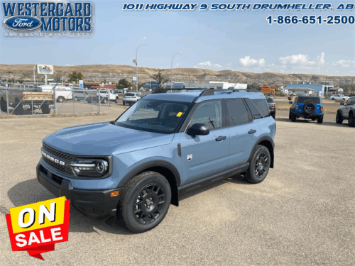 Used SUV 2025 Ford Bronco Sport R9B Azure Grey Metallic Tri-coat