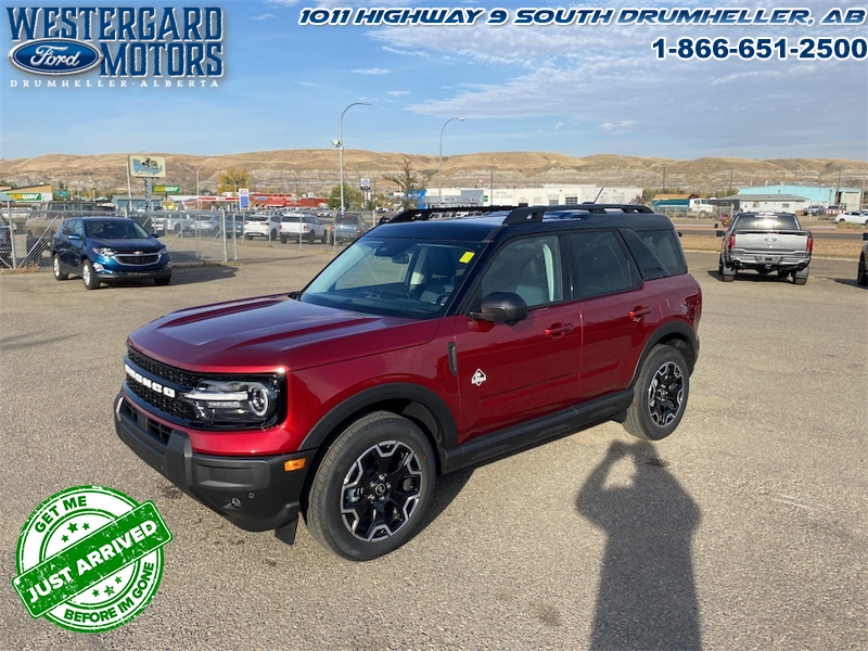 Used SUV 2025 Ford Bronco Sport R9C Ruby Red Metallic Tinted Clearcoat