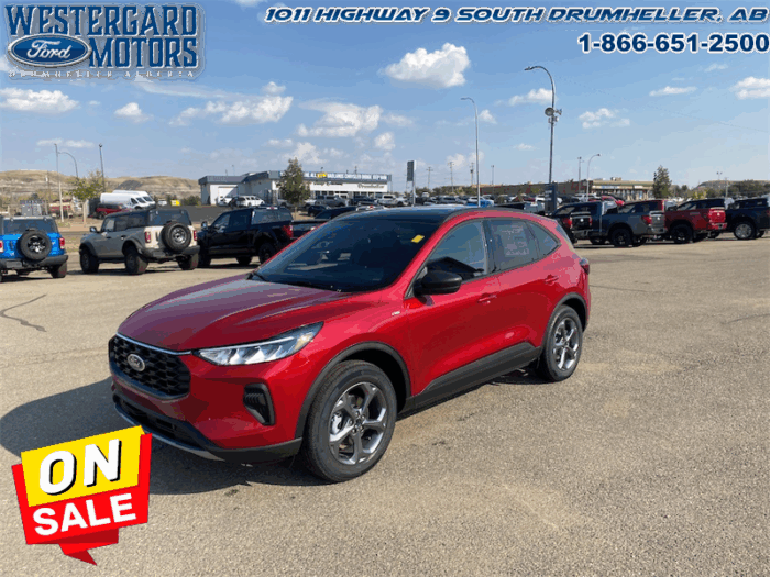 Used SUV 2025 Ford Escape U9M Rapid Red Metallic Tinted Clearcoat