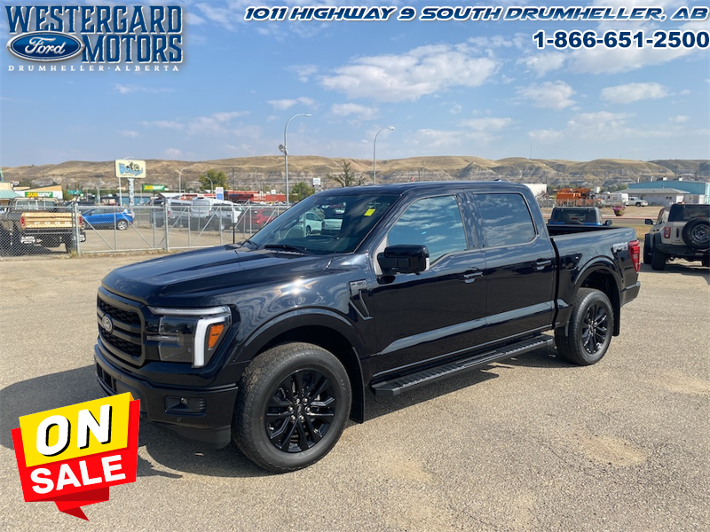 Used Crew Cab 2025 Ford F-150 W5L Agate Black Metallic