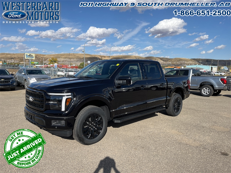 Used Crew Cab 2025 Ford F-150 W5L Agate Black Metallic