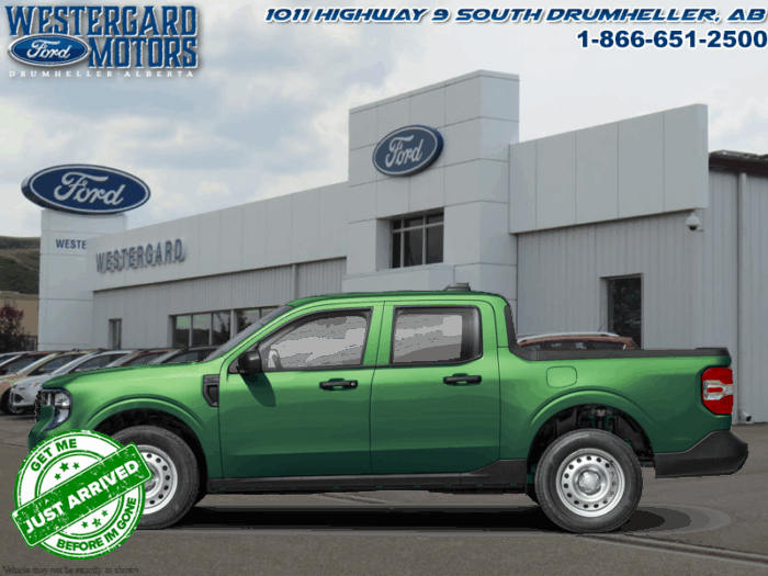 Used Crew Cab 2025 Ford Maverick W8B Eruption Green