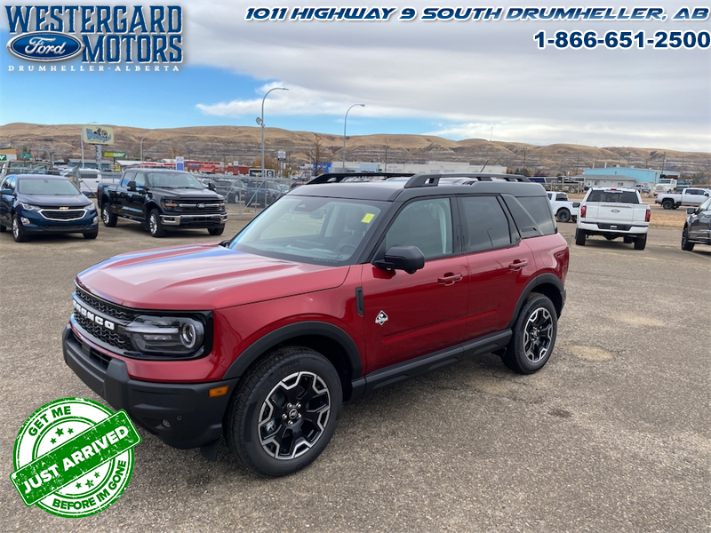 Used SUV 2025 Ford Bronco Sport R9C Ruby Red Metallic Tinted Clearcoat