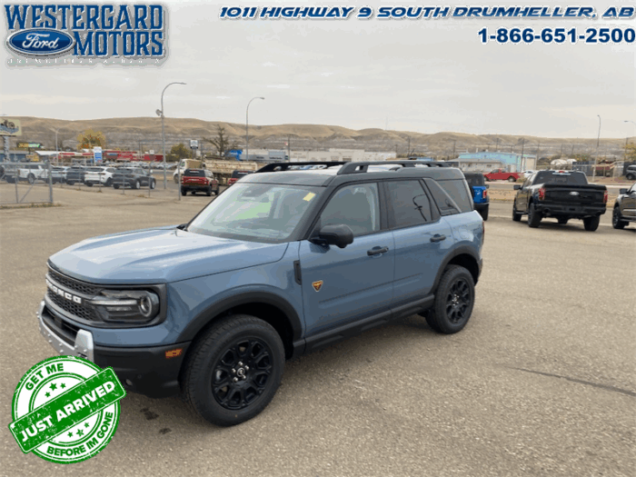 Used SUV 2025 Ford Bronco Sport R9D Azure Grey Metallic Tri-coat