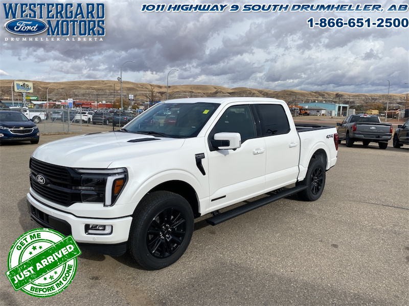 Used Crew Cab 2025 Ford F-150 W7L Star White Tri-Coat