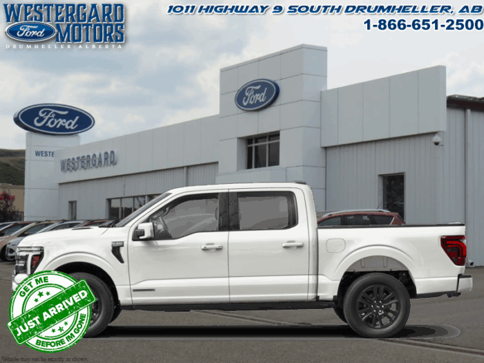 Used Crew Cab 2025 Ford F-150 W7L Star White Tri-Coat